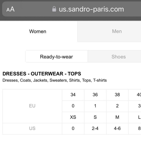 SANDRO Clarance Crossover Midi Dress - Excellent Pre-Owned, Black, 34 / 0 / XS - Picture 11 of 15